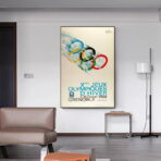 vintage olympic games poster