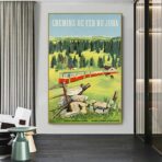 vintage jura poster