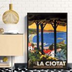 vintage poster la ciotat
