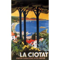 vintage poster la ciotat