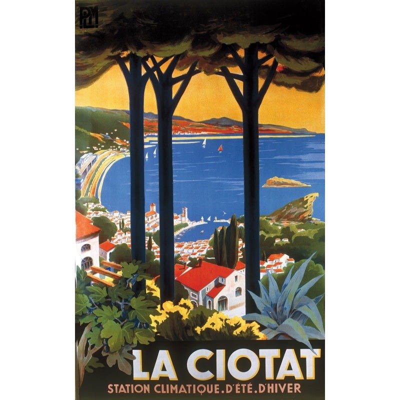 vintage poster la ciotat vintage poster la ciotat