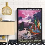 vintage poster la rochelle
