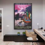 vintage poster la rochelle