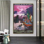 vintage poster la rochelle