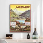 vintage poster the vallee du giffre