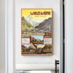vintage poster the vallee du giffre