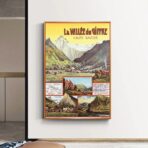 vintage poster the vallee du giffre