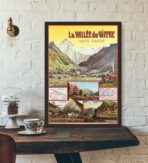 vintage poster the vallee du giffre