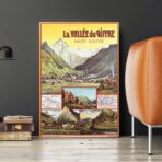 vintage poster the vallee du giffre
