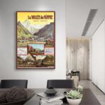 vintage poster the vallee du giffre