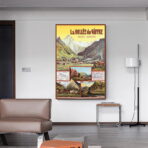 vintage poster the vallee du giffre
