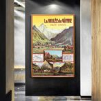 vintage poster the vallee du giffre