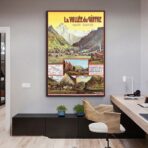 vintage poster the vallee du giffre