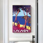 vintage poster lacanau