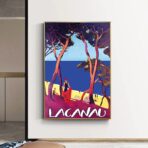 vintage poster lacanau