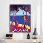 poster lacanau vintage