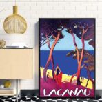 vintage poster lacanau