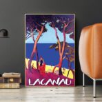 vintage poster lacanau