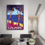vintage poster lacanau