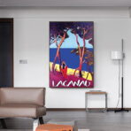 vintage poster lacanau