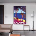 poster lacanau vintage
