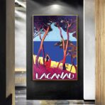 vintage poster lacanau