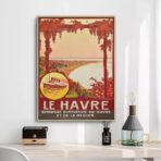 vintage poster le havre
