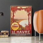 vintage poster le havre