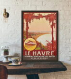 vintage poster le havre