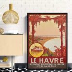 vintage poster le havre