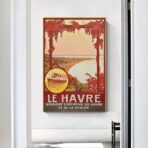 vintage poster le havre