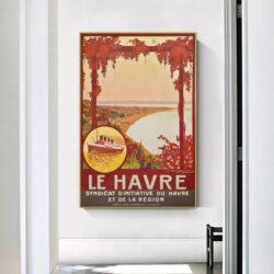 vintage poster le havre