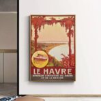 vintage poster le havre
