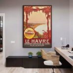 vintage poster le havre