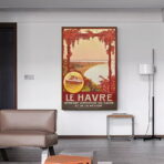 vintage poster le havre