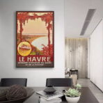 vintage poster le havre