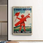 vintage poster le touquet
