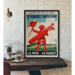 vintage poster le touquet