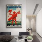 vintage poster le touquet