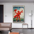 vintage poster le touquet