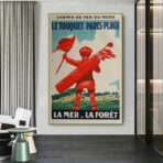 vintage poster le touquet