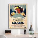 vintage poster les gets