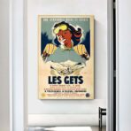 vintage poster les gets
