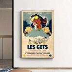 vintage poster les gets