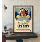 vintage poster les gets