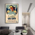 vintage poster les gets