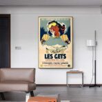 vintage poster les gets