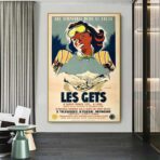 vintage poster les gets