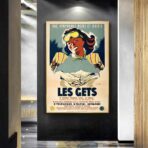 vintage poster les gets