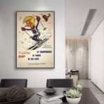 vintage poster les joineries